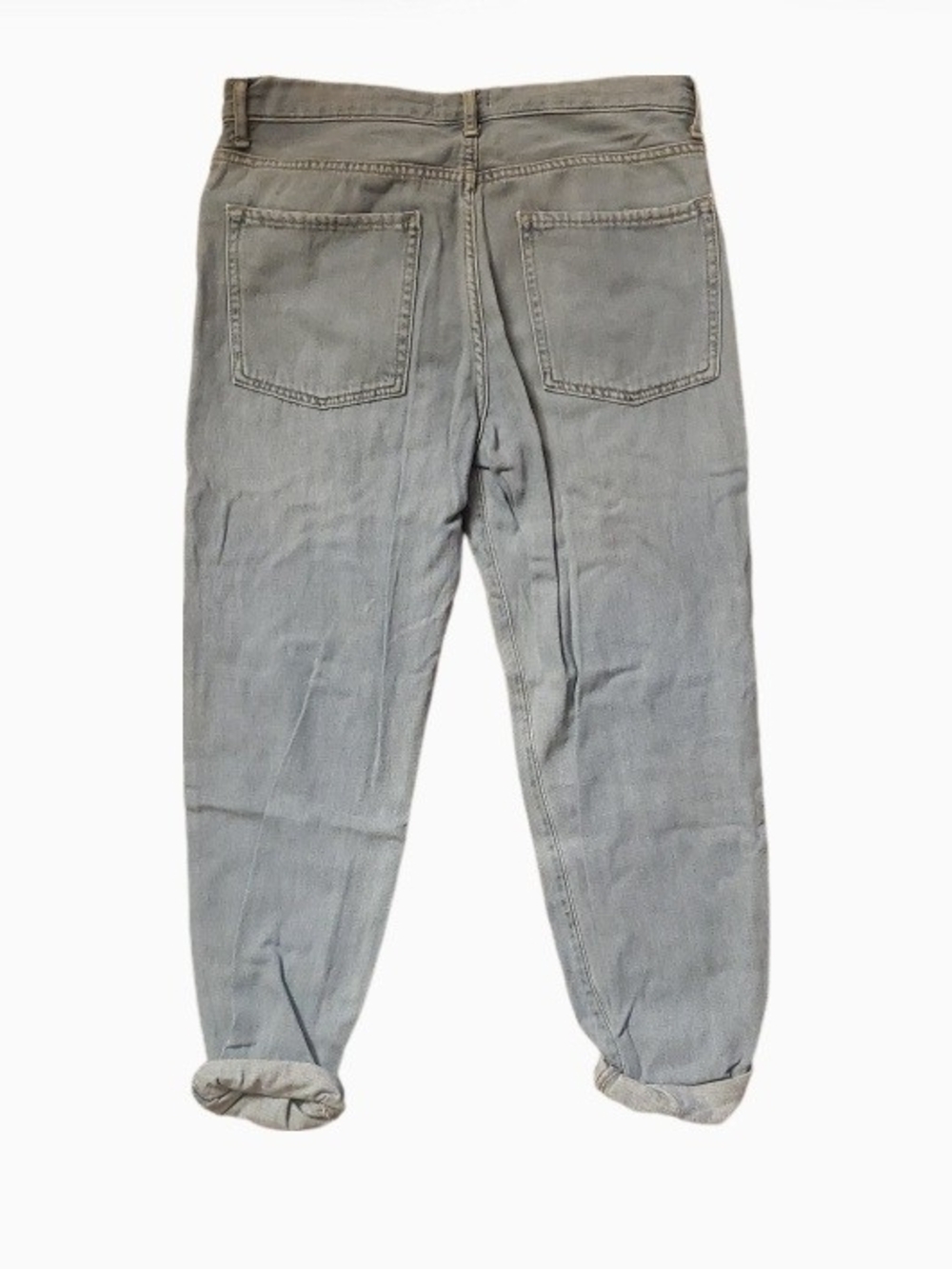 Light Wash Distressed Ripped Jeans - Picture 8 of 9